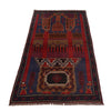 Blue Color Prayer Rug 3' 0" x 4' 9" (ft) - No. R22837