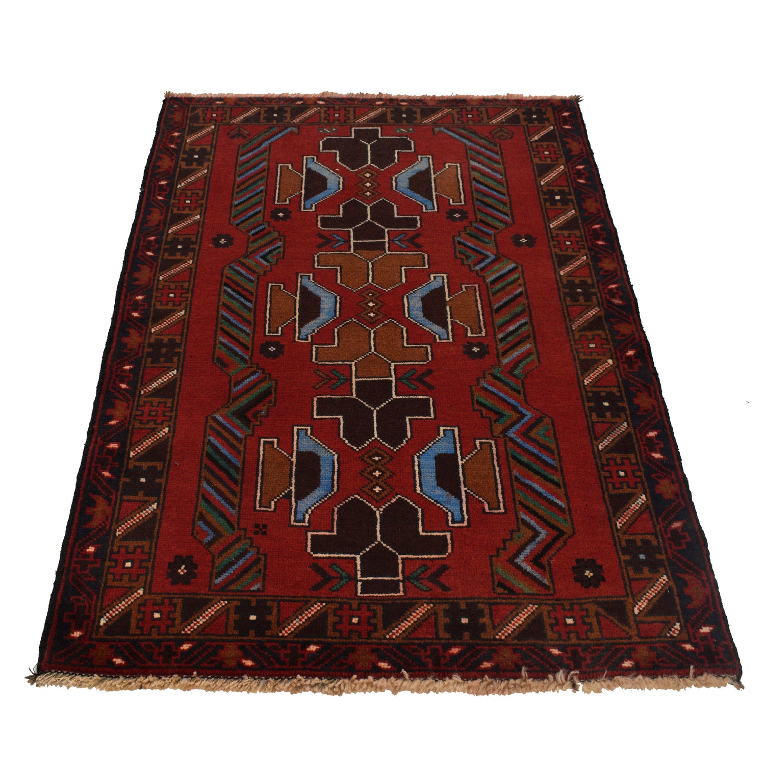Handmade Balochi Rug 2' 8 x 4' 3 (ft) - No. R22866