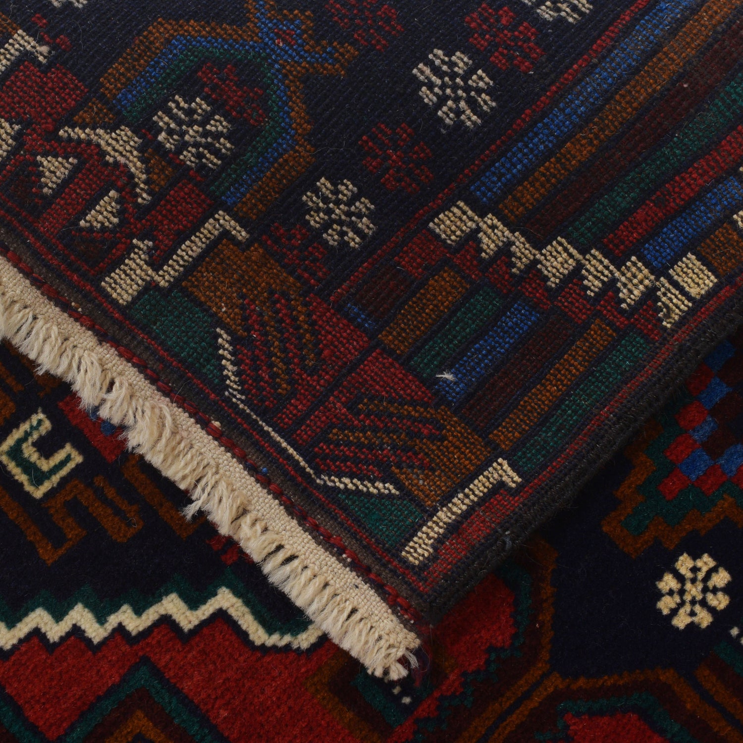 Hand Knotted Baluchi Rug 2' 8 x 4' 6 (ft) - R22871