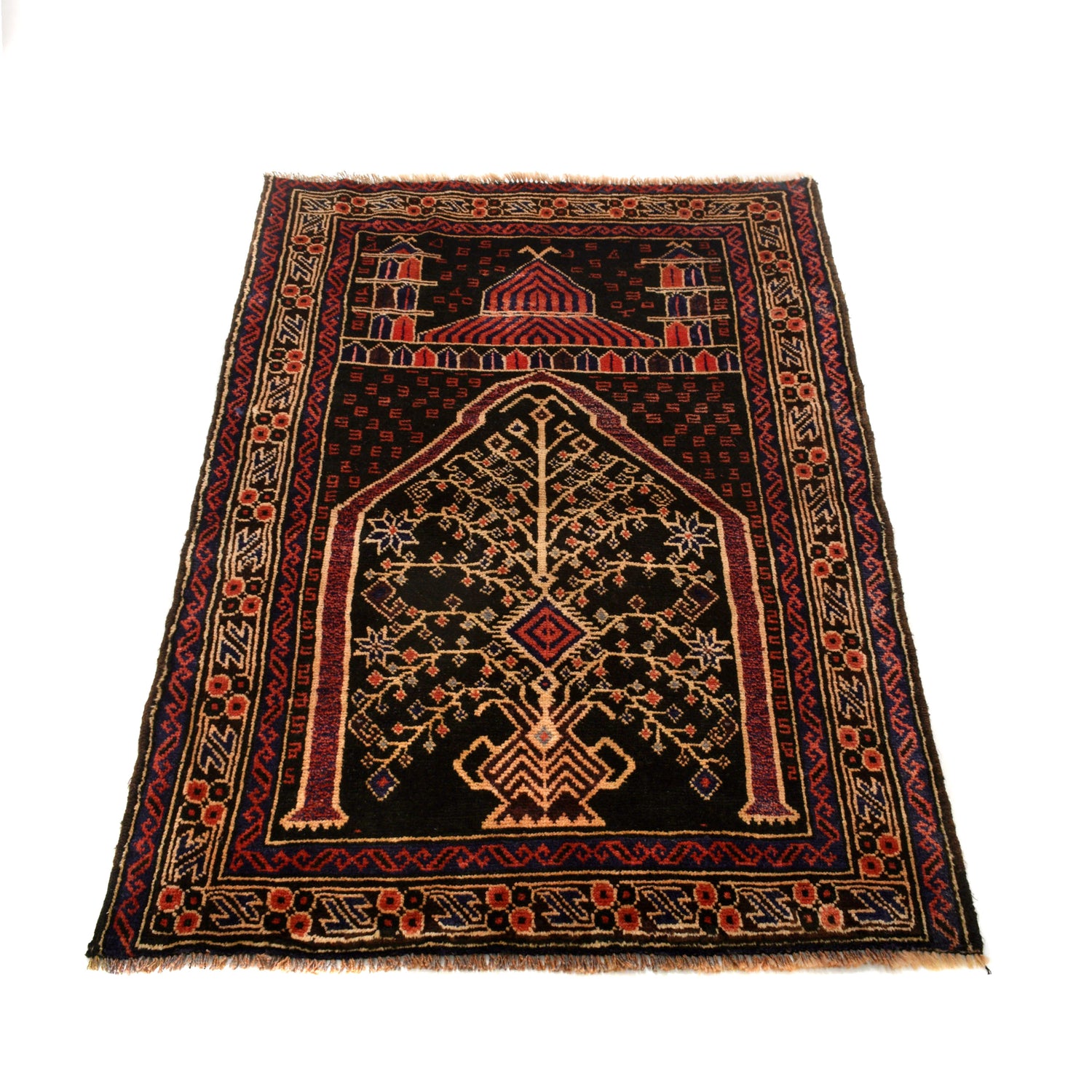 Multi Prayer Rug  3' 0" x 4' 4" (ft) - No. R22943