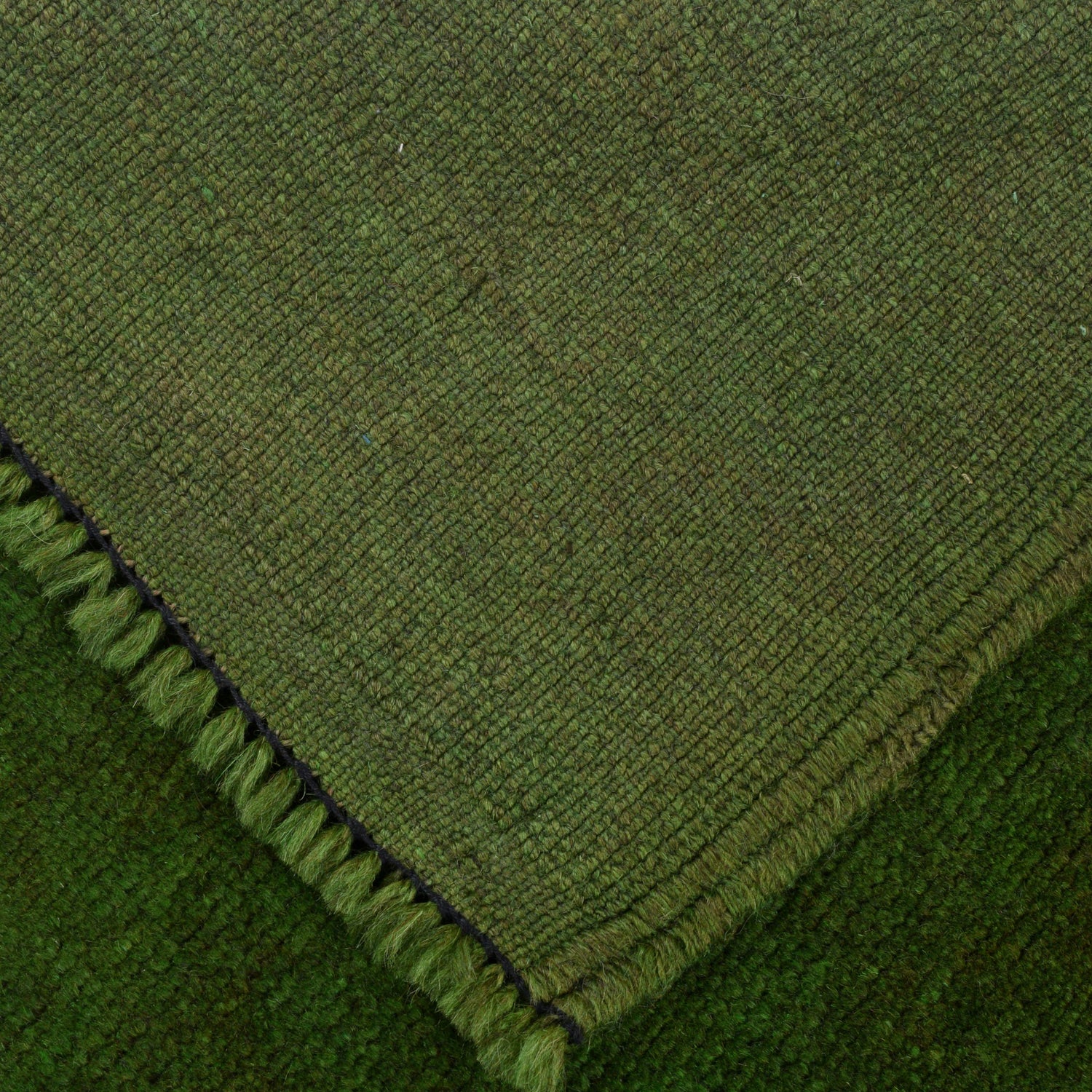 Green Overdyed Rug 2' 8 x 4' 4 (ft) - No. R22970