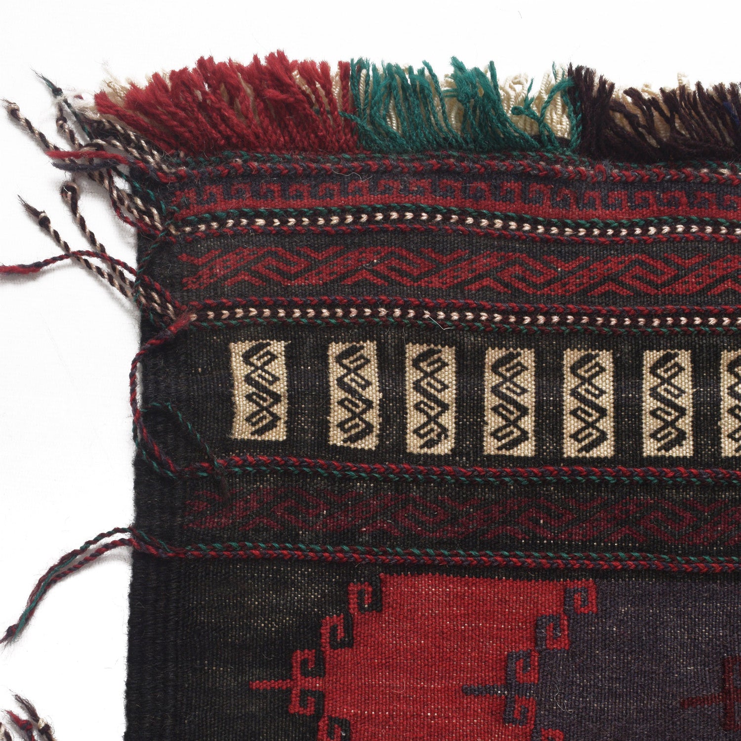 Hand Knotted Table Sheet Dhurrie Runner 2' 4" x 5' 1" (ft) - No. R23610