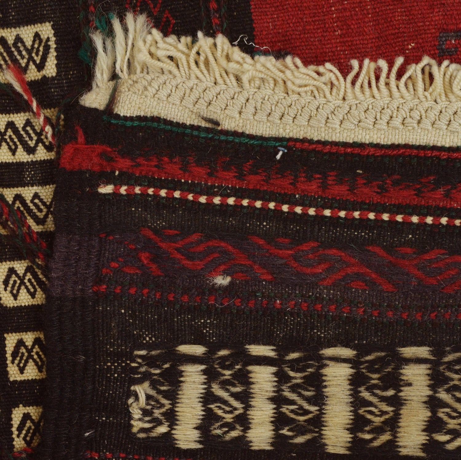 Hand Knotted Table Sheet Dhurrie Runner 2' 4" x 5' 1" (ft) - No. R23610