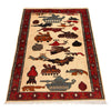 Handmade War Rug 2' 7 x 3' 9 (ft) - No. R23623