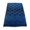 Blue Overdyed Rug 2' 8 x 4' 5 (ft) - No. R23733