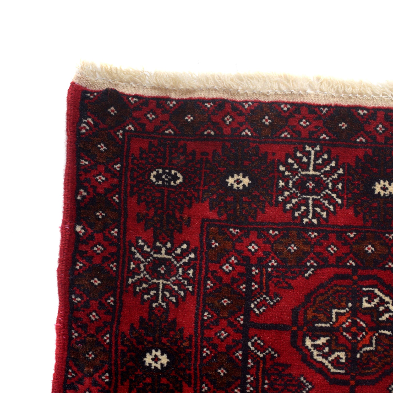 Hand Knotted Bokhara Wool Runner Rug 2' 6 x 6' 4 (ft) - No. R23734