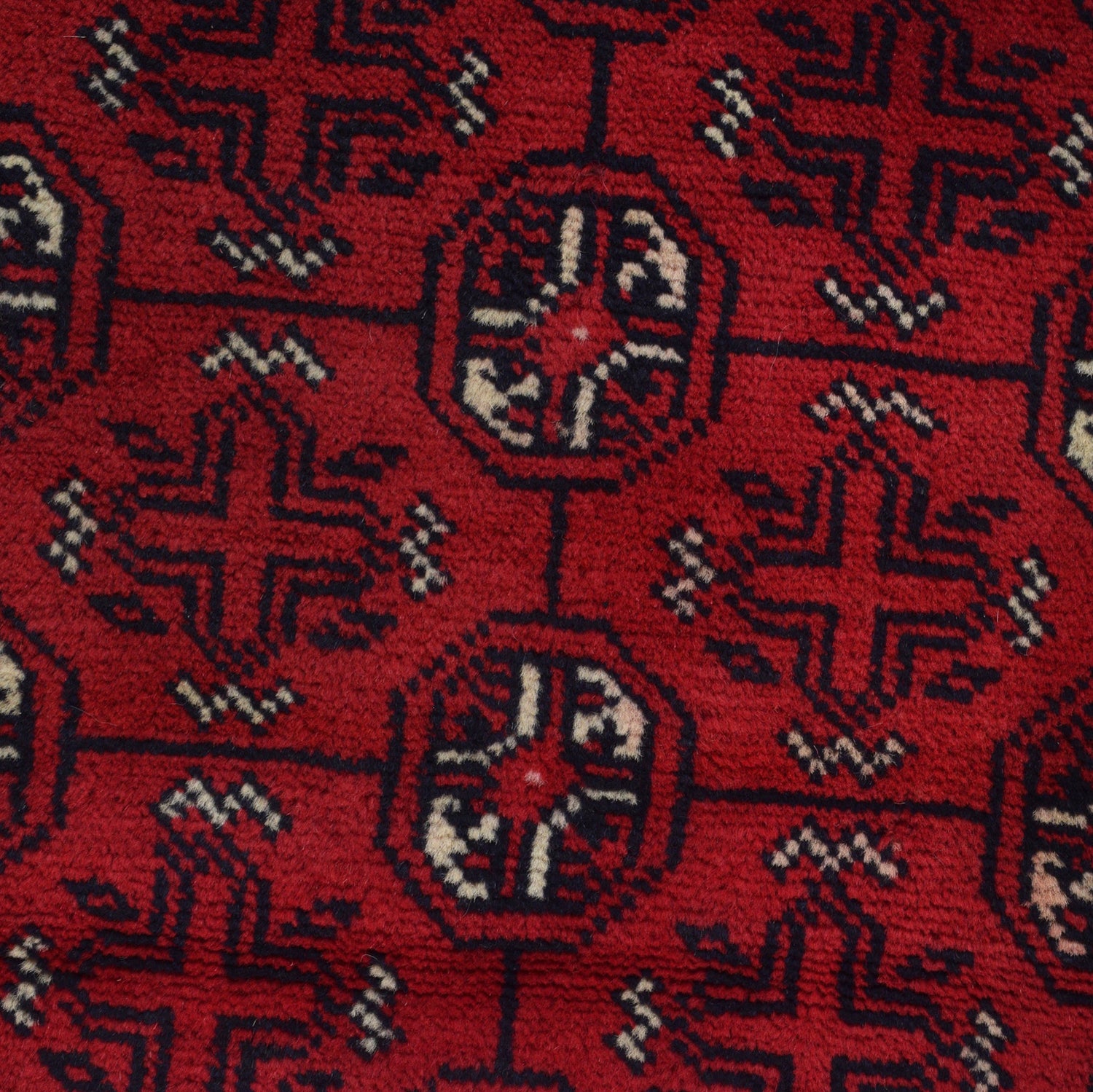 Hand Knotted Bokhara Wool Runner Rug 2' 7 x 6' 0 (ft) - No. R23735