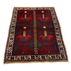 Hand Knotted Baluchi Rug 3' 0 x 4' 3 (ft) - No. R23745