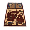 Handmade War Rug 2' 6 x 4' 2 (ft) - No. R23768