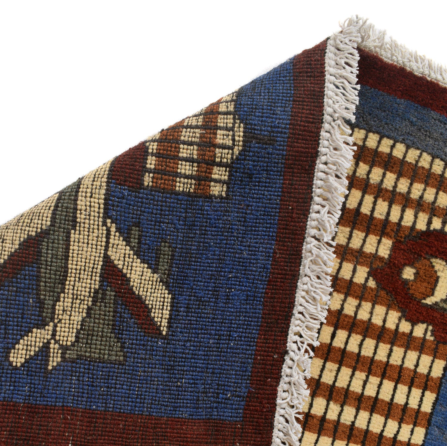 Handmade War Rug 2' 6 x 4' 2 (ft) - No. R23768