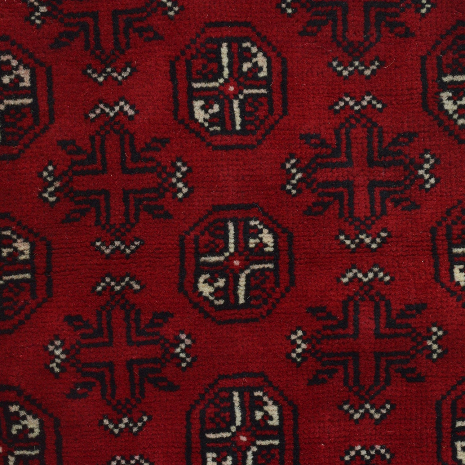 Hand Knotted Bokhara Wool Runner Rug 2' 7 x 6' 3 (ft) - No. R24134