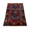 Handmade Balochi Rug 2' 8 x 4' 3 (ft) - No. R24197