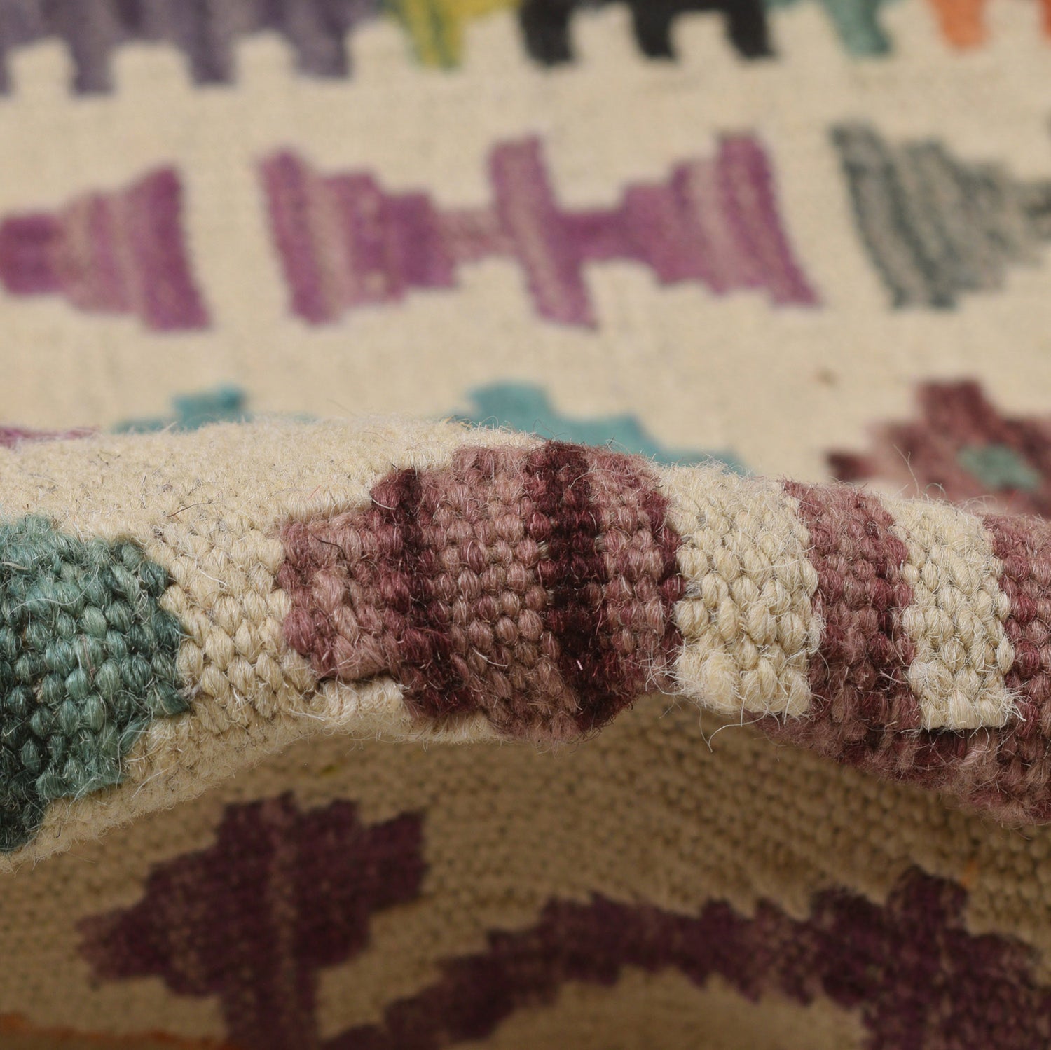 Handmade Vegetable Kilim 8' 3 x 9' 6 (ft) - No. R24234