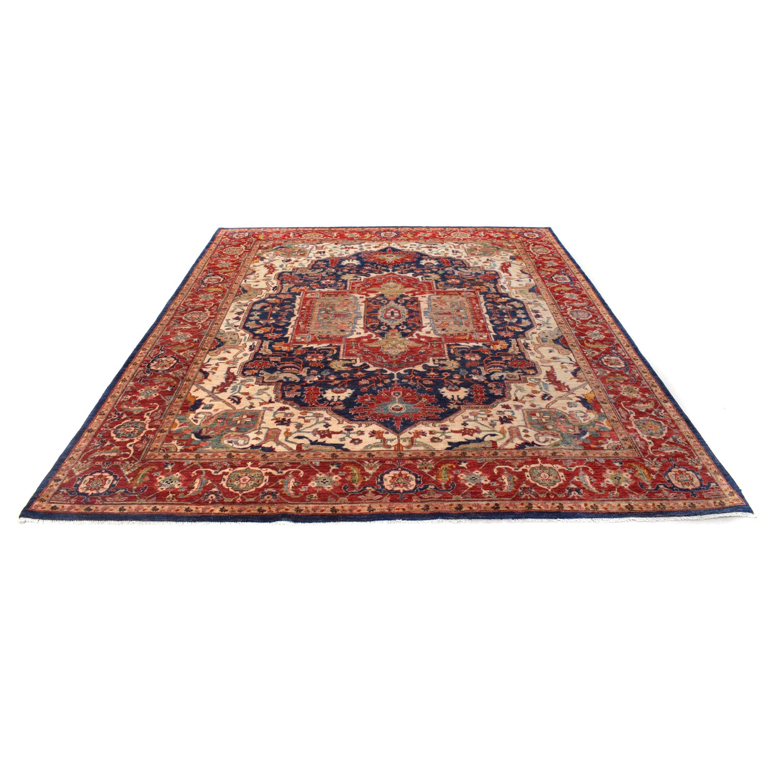Hand Knotted Persian Design Heriz Rug 8' 0" x 9' 9" (ft) - No. R24270