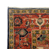 Hand Knotted Persian Design Heriz Rug 4' 0 x 5' 9 (ft) - No. R24373