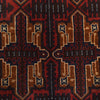 Traditional Baloch Rug 3' 6 x 6' 5 (ft) - No. R24774