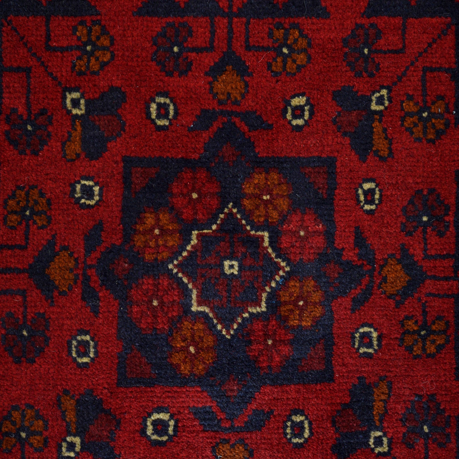 Red Color Khal Mohammadi Runner 2' 7 x 9' 9 (ft) - No. R24783