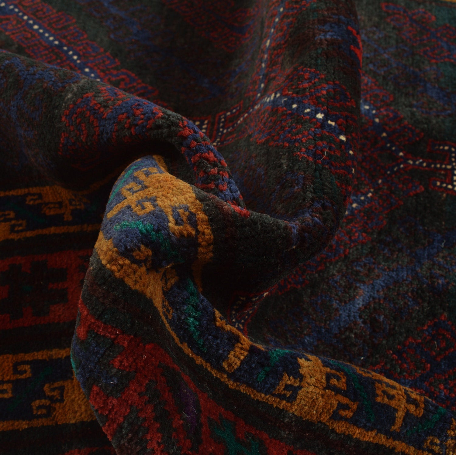 Hand Knotted Baluchi Rug 3' 6 x 6' 3 (ft) - No. R24785