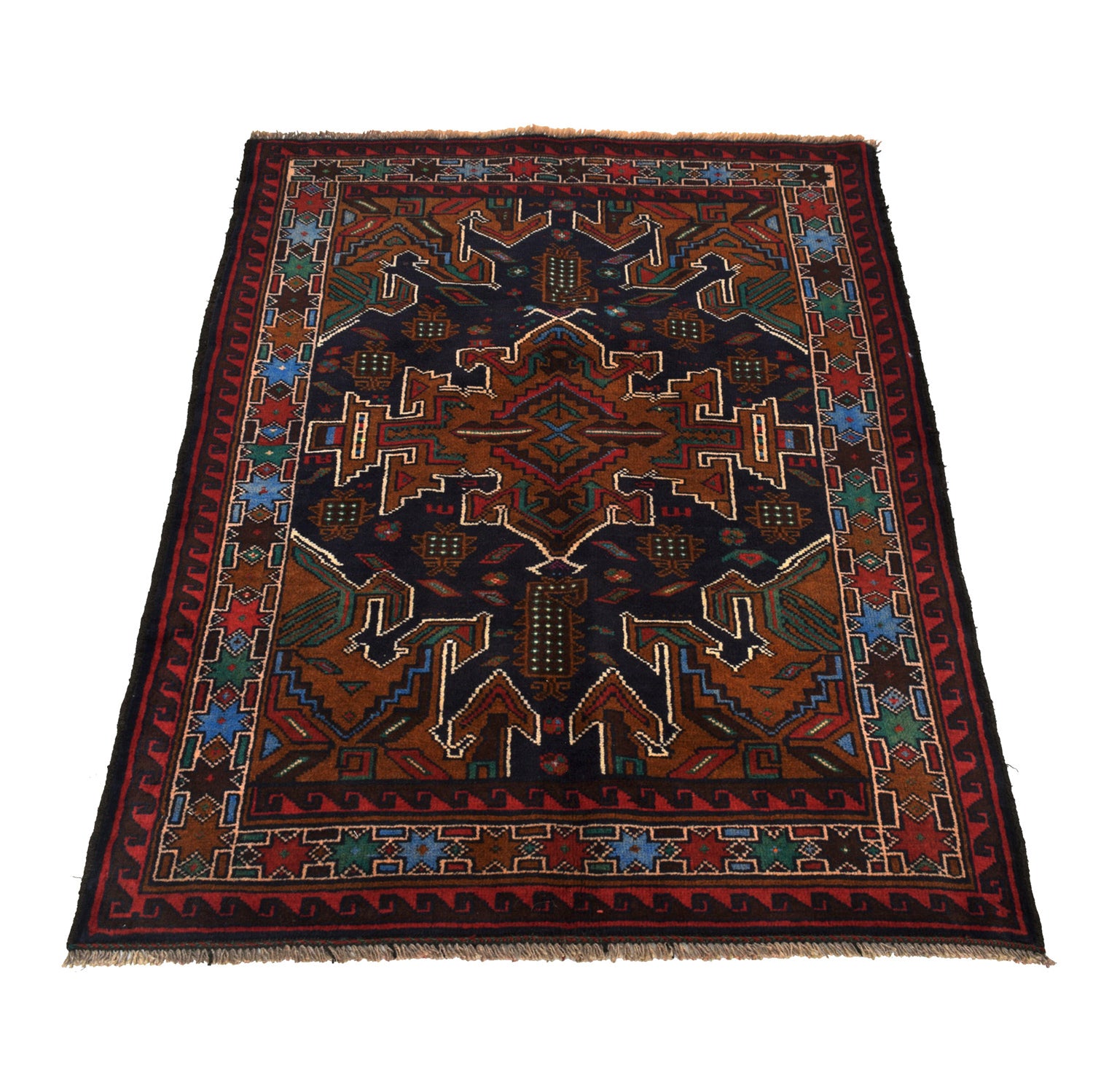 Traditional Baloch Rug 2' 8 x 4' 1 (ft) - No. R24798