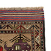 Brown Color War Rug 4' 2 x 6' 3 (ft) - No. R24916