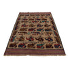 Brown Color War Rug 4' 4 x 6' 1 (ft) - No. R24917