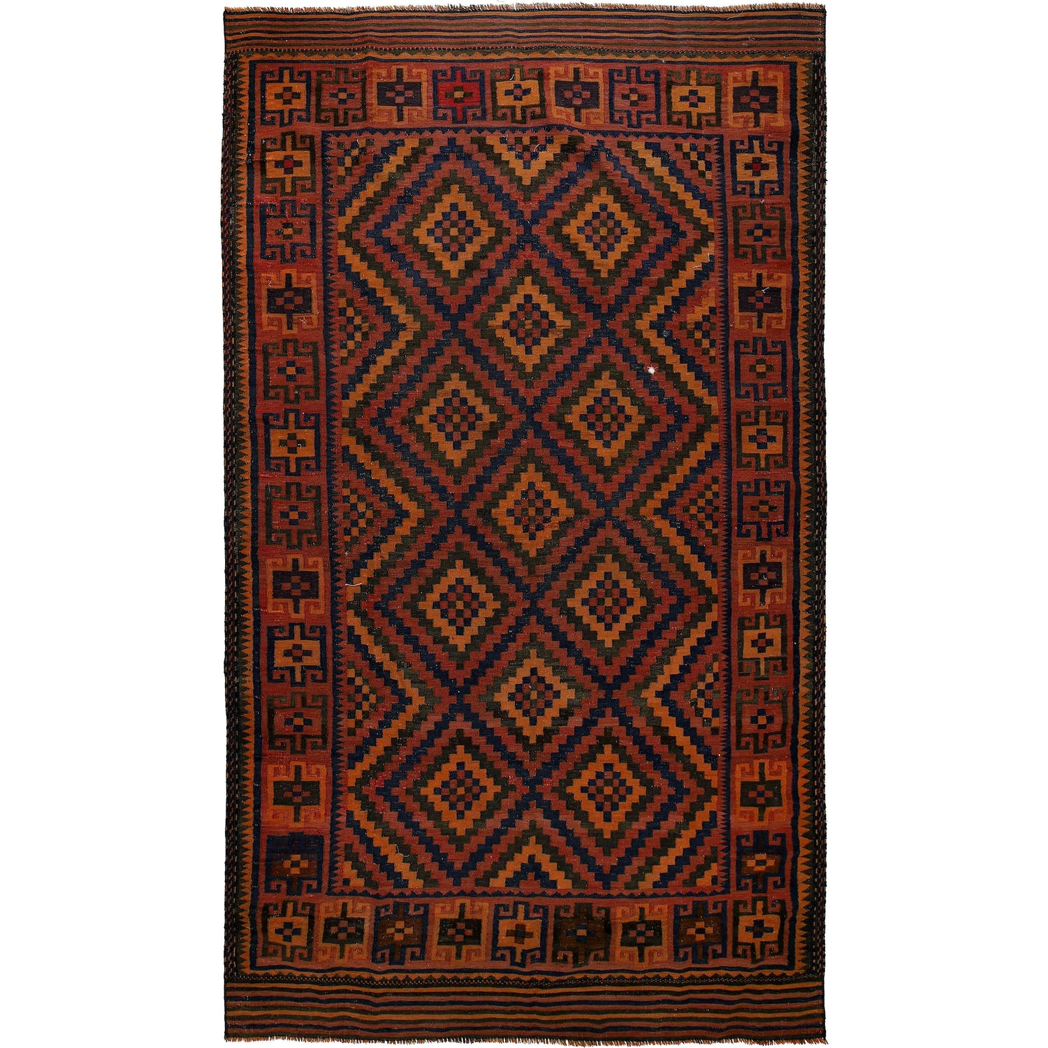 Vintage Kilim 5' 8" x 9' 10" (ft) - No. R25275