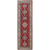 Red Color Kazak Runner 2' 6 x 9' 7 (ft) - No. R25283