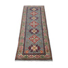 Grey Color Kazak Runner 2' 0 x 6' 0 (ft) - No. R25287