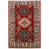 Red Color Kazak Rug 2' 7 x 4' 0 (ft) - No. R25295