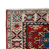 Red Color Kazak Rug 2' 7 x 4' 0 (ft) - No. R25295