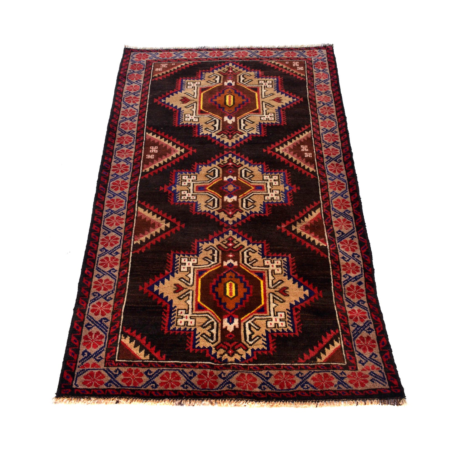 Baluch Small Size Rug 3' 1 x 5' 8 (ft) - R25324