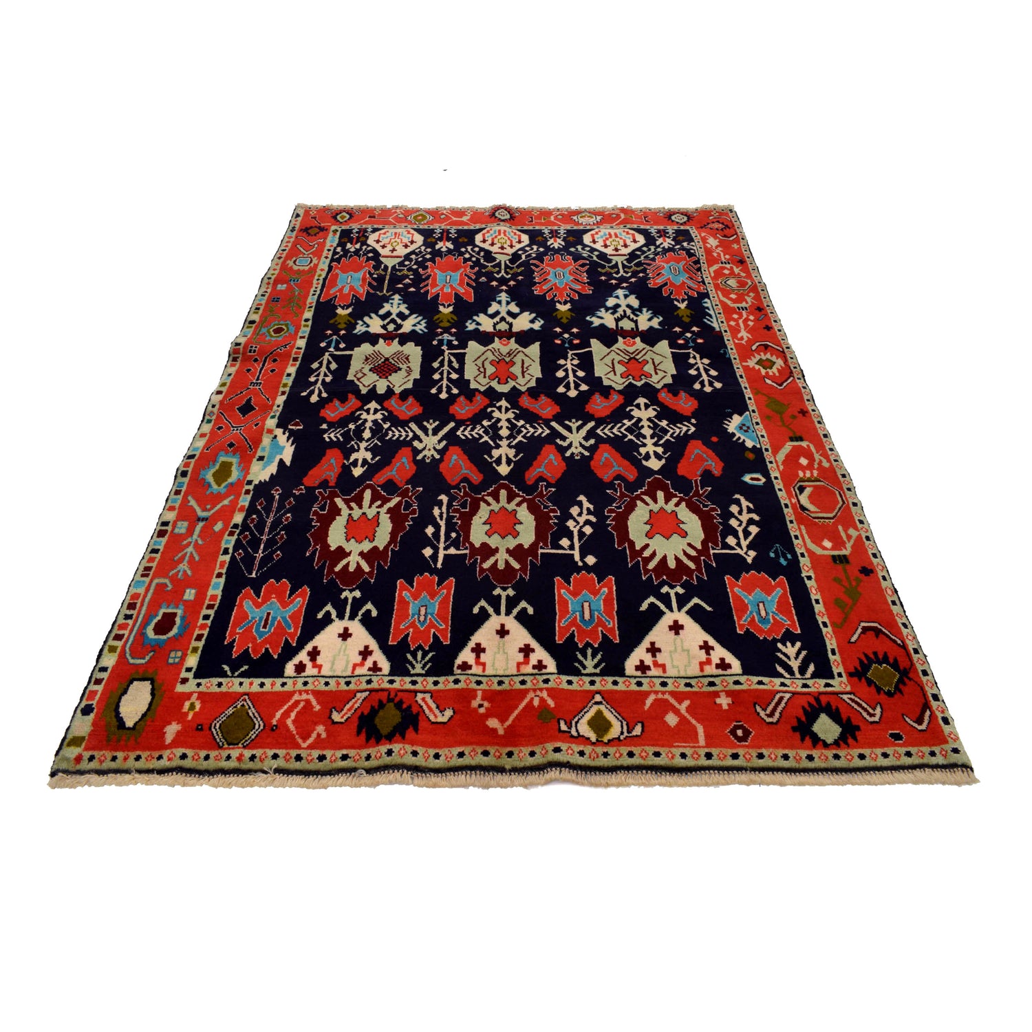 Multi Color Baluchi Rug 5' 4 x 7' 6 (ft) - No. R25332