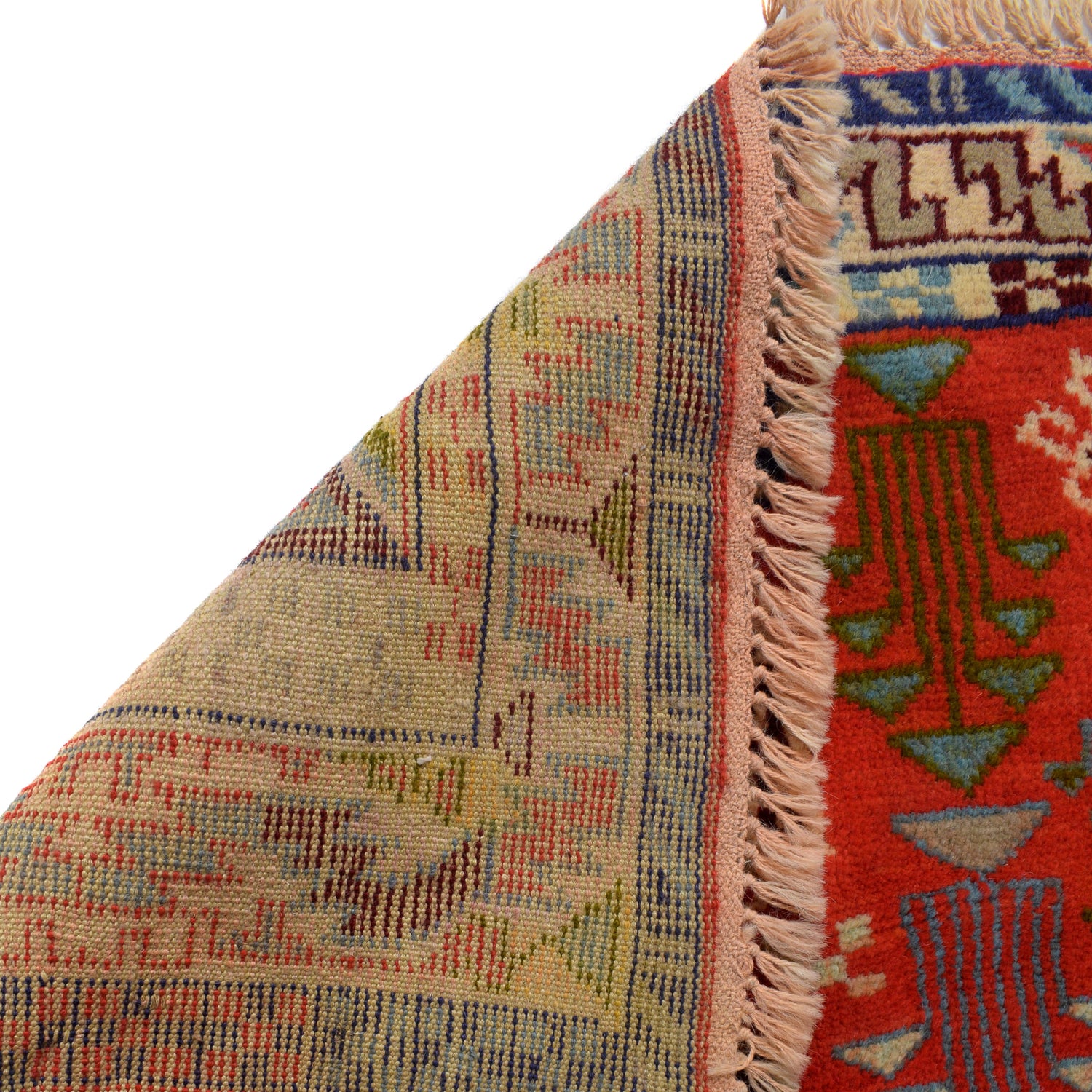 Red Color Baluchi Rug 5' 4 x 7' 5 (ft) - No. R25333