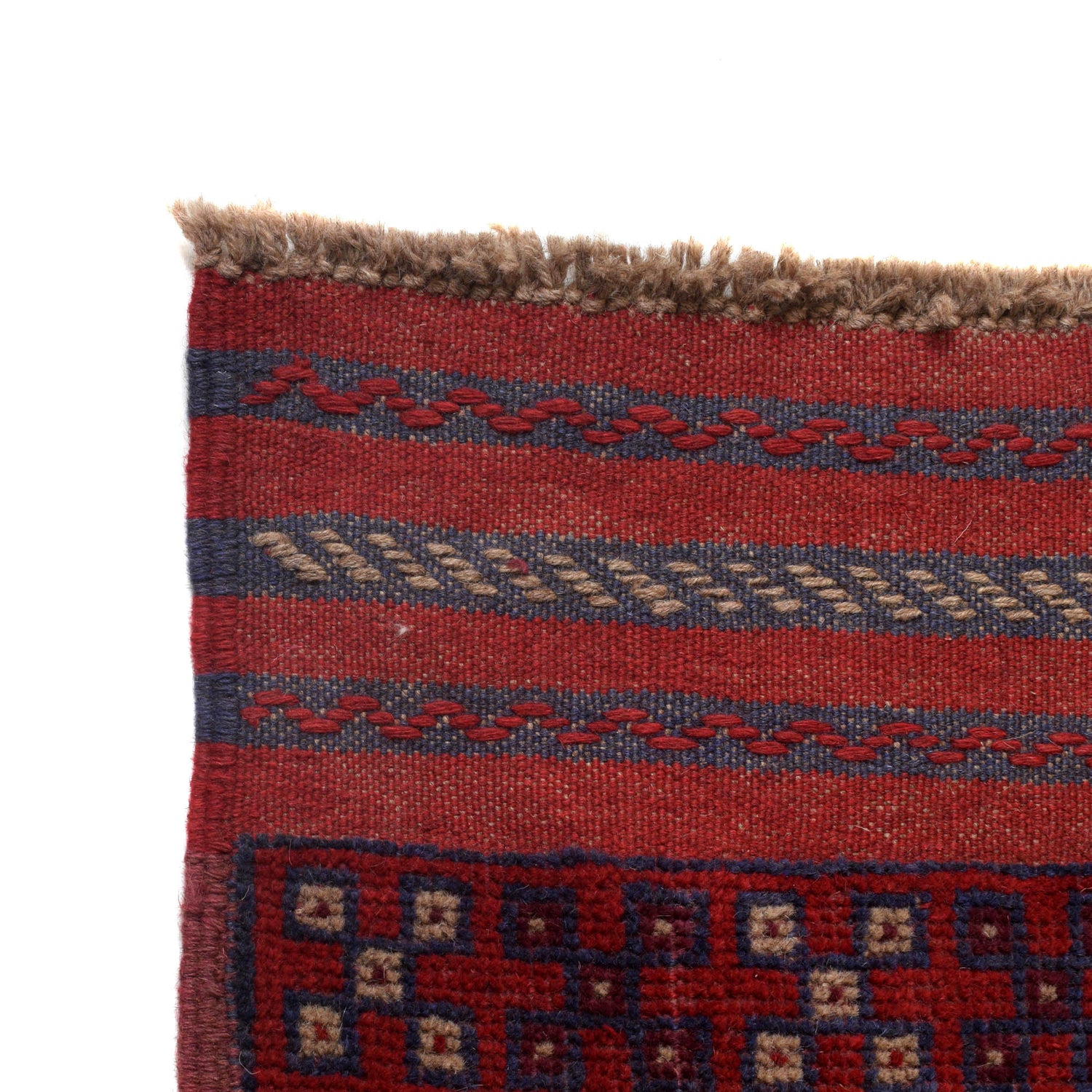 Red Mashwani Short Runner 2' 1 x 7' 9 (ft) - No.G25350