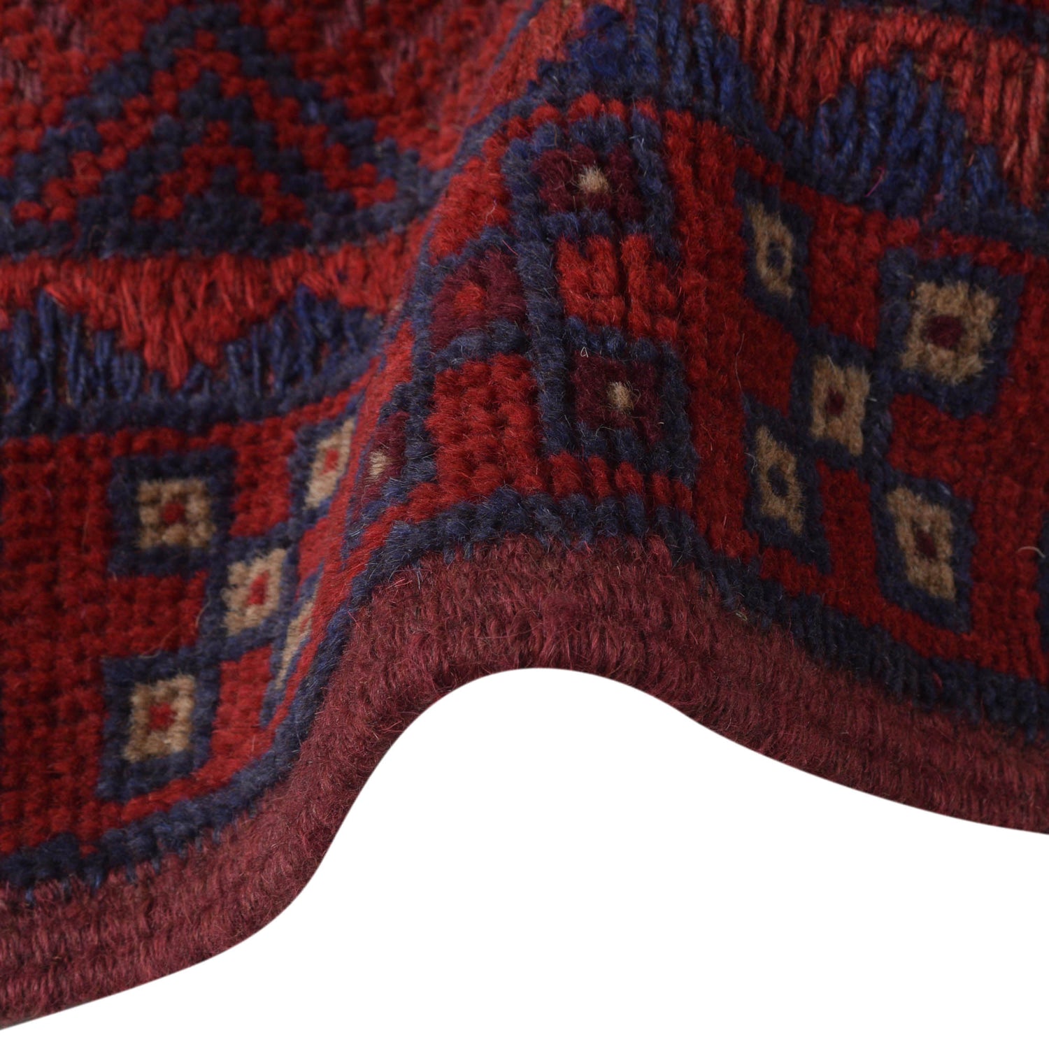 Red Mashwani Short Runner 2' 1 x 7' 9 (ft) - No.G25350