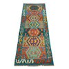 Vegetable Kilim Runner 2' 1  x 6' 4 (ft) - No. R26042