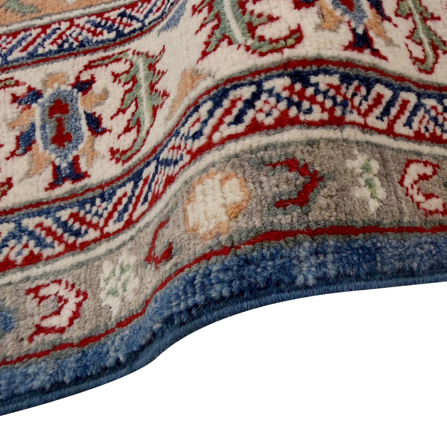 Blue Color Kazak Rug 4' 9" x 6' 4" (ft) - No. R37361