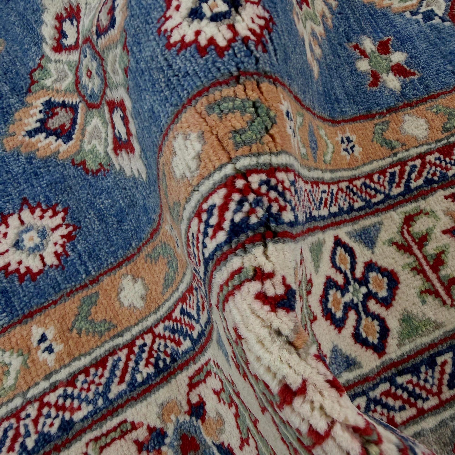 Blue Color Kazak Rug 4' 9" x 6' 4" (ft) - No. R37361