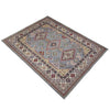 Hand Knotted Kazak Rug 4' 11" x 6' 11" (ft) - No. R37362