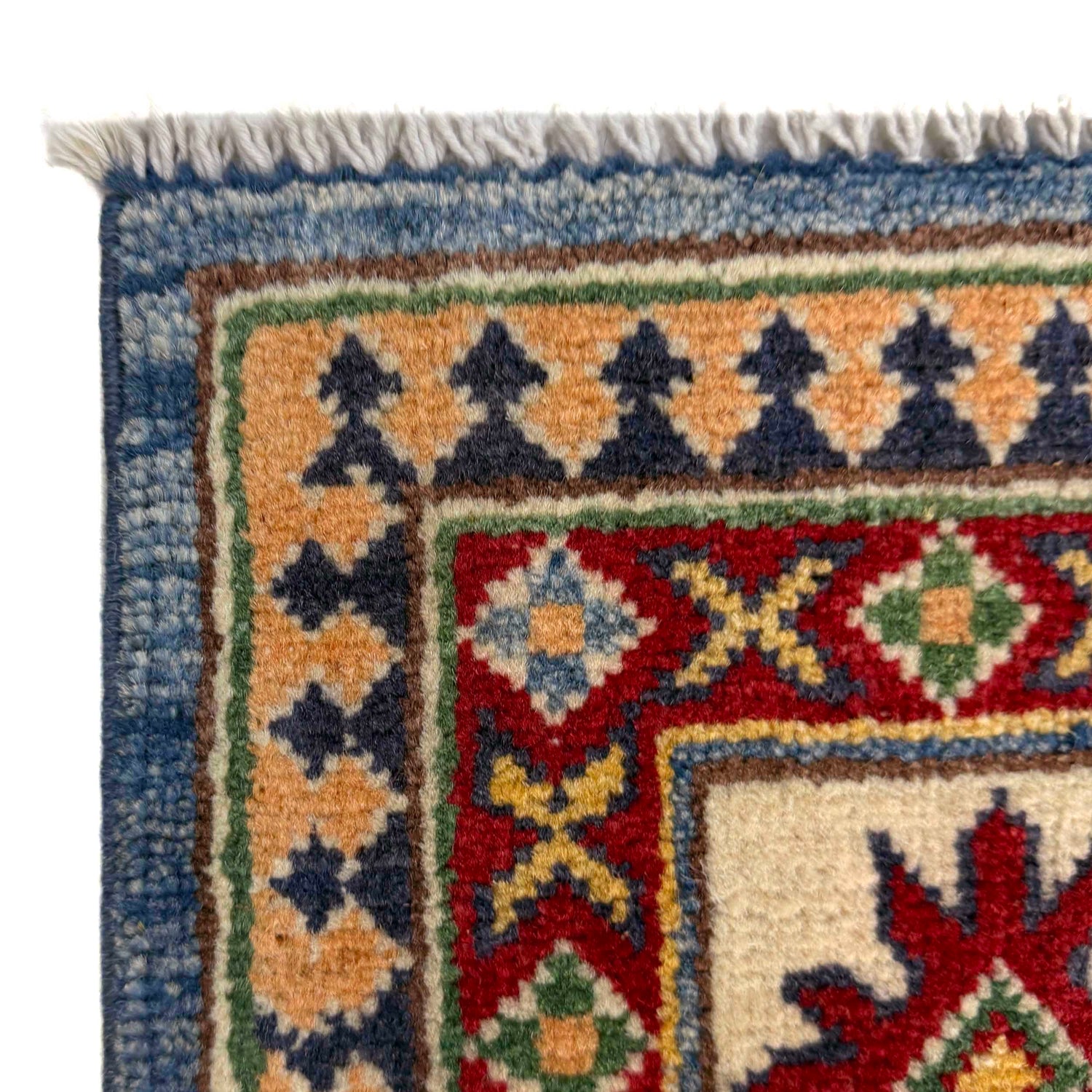 Hand Knotted Kazak Rug 4' 11" x 6' 10" (ft) - No. R37368