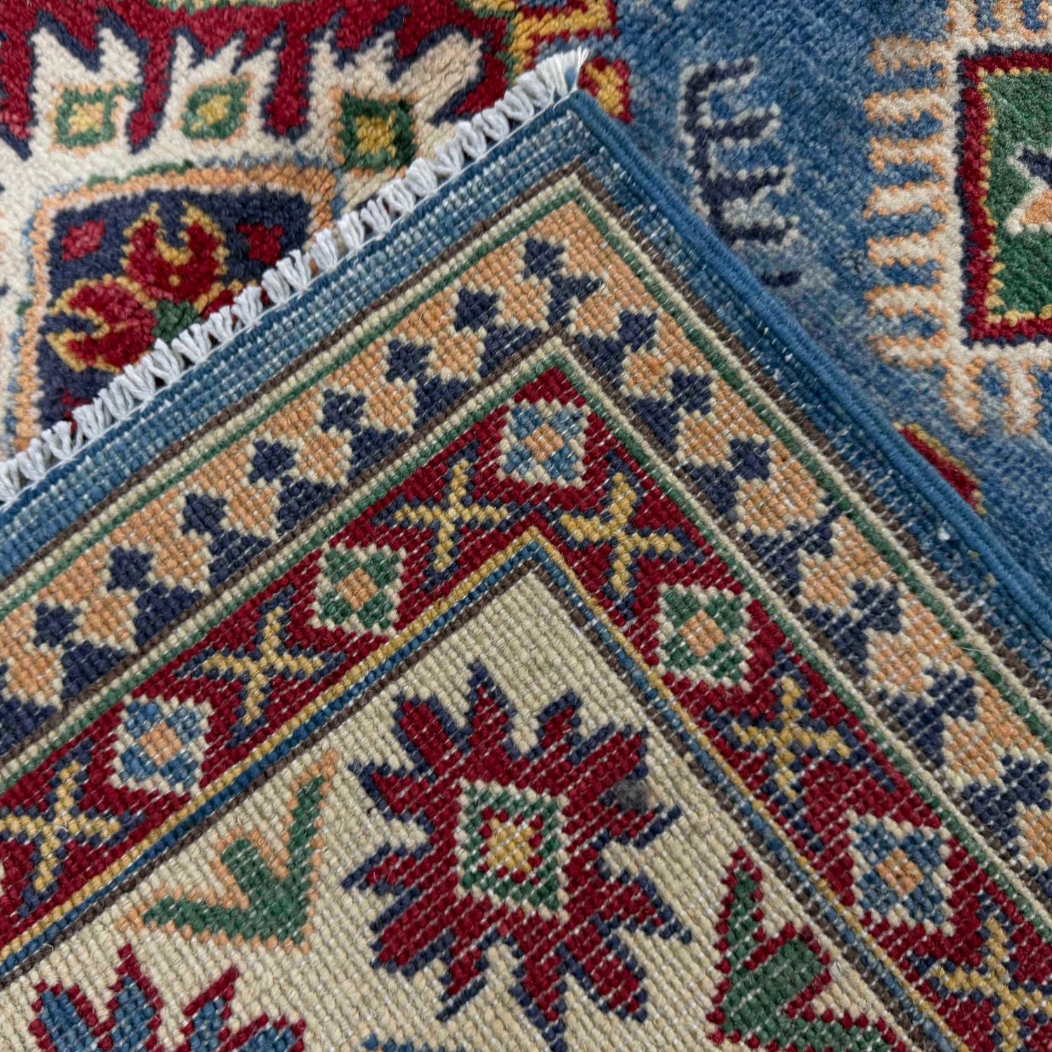 Hand Knotted Kazak Rug 4' 11" x 6' 10" (ft) - No. R37368