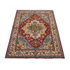 Hand Knotted Persian Design Heriz Rug 4' 11" x 7' 8" (ft) - No. R37370
