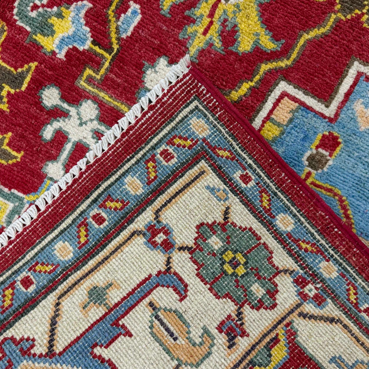 Hand Knotted Persian Design Heriz Rug 4' 11" x 7' 8" (ft) - No. R37370