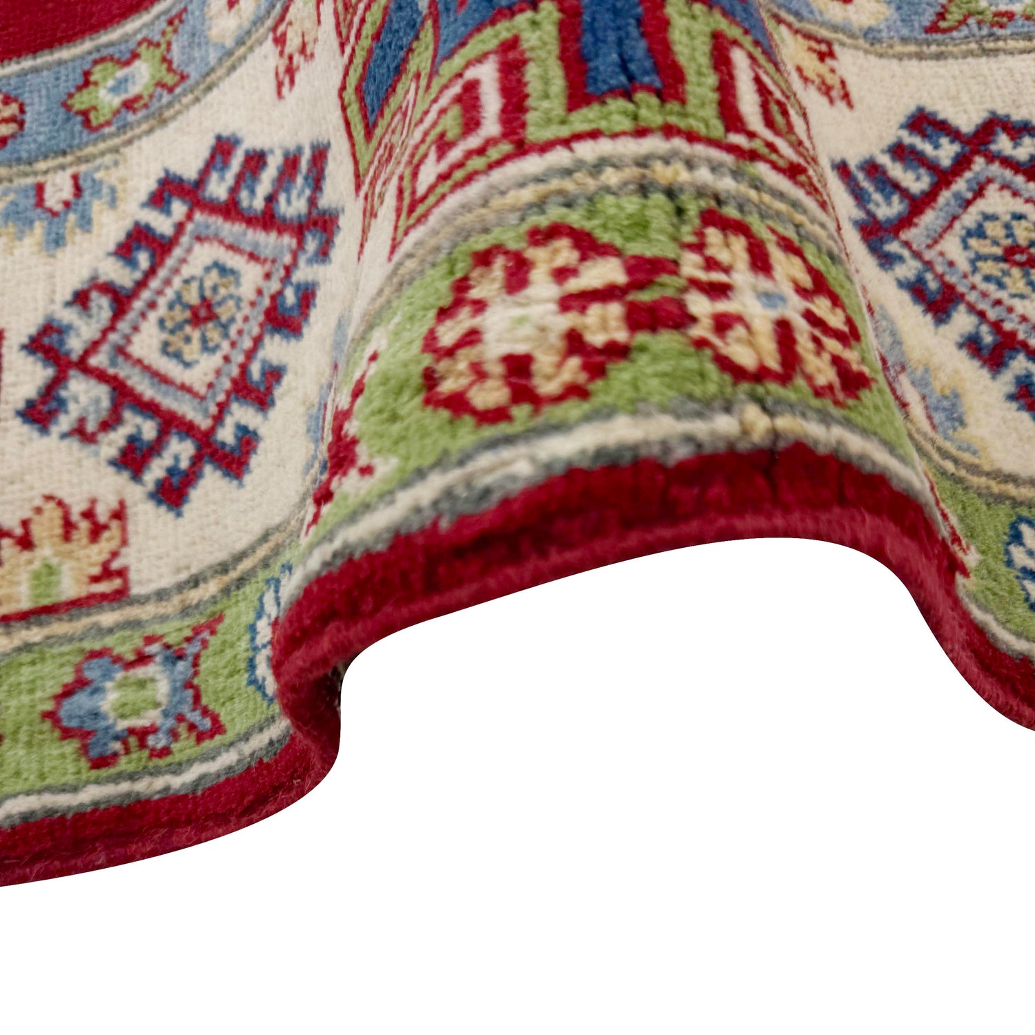 Red Color Kazak Rug 5' 7" x 7' 10" (ft) - No. R37373