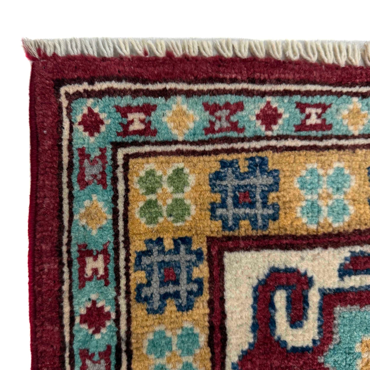 Red Color Kazak Rug 5' 0" x 6' 6" (ft) - No. R37377