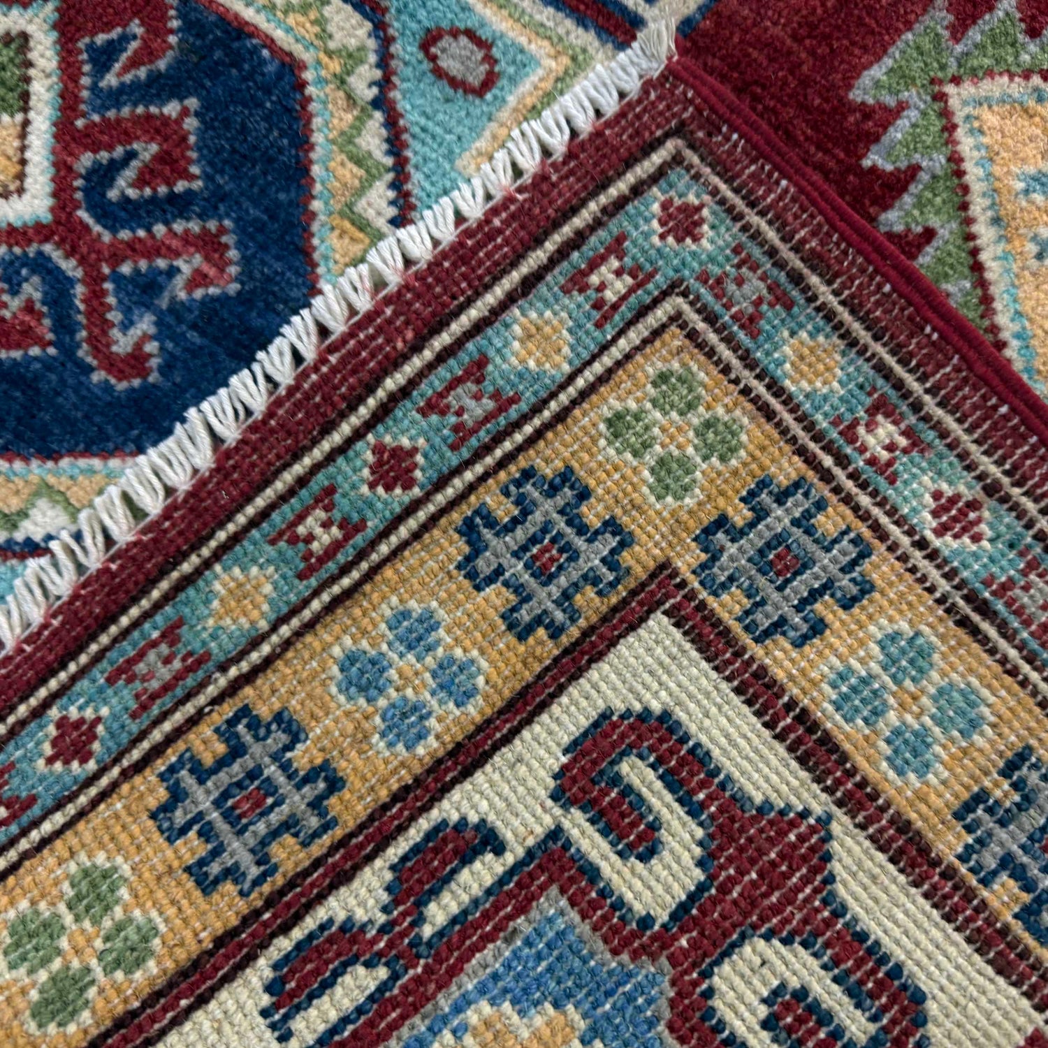Red Color Kazak Rug 5' 0" x 6' 6" (ft) - No. R37377
