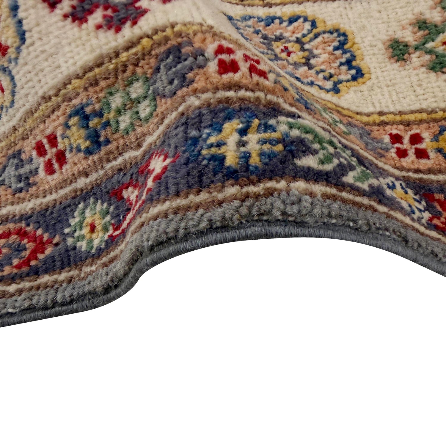 Multi Color Kazak Rug 3' 9" x 6' 7" (ft) - No. R37378