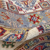 Multi Color Kazak Rug 3' 9" x 6' 7" (ft) - No. R37378