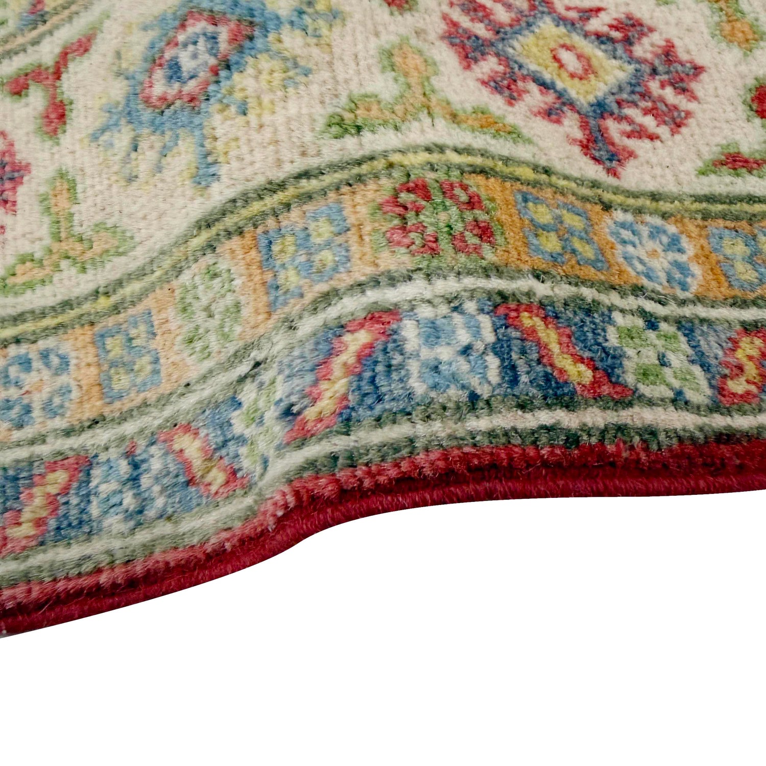 Hand Knotted Kazak Rug 4' 2" x 5' 11" (ft) - No. R37379