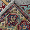 Grey Color Kazak Rug 4' 8" x 6' 5" (ft) - No. R37385